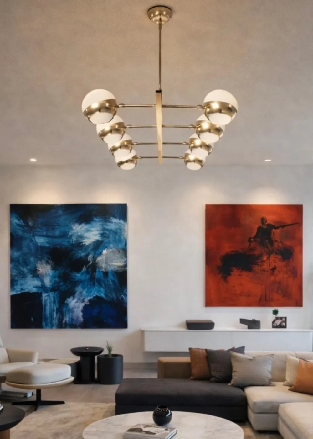 SQUARE CYSTAL CHANDELIER